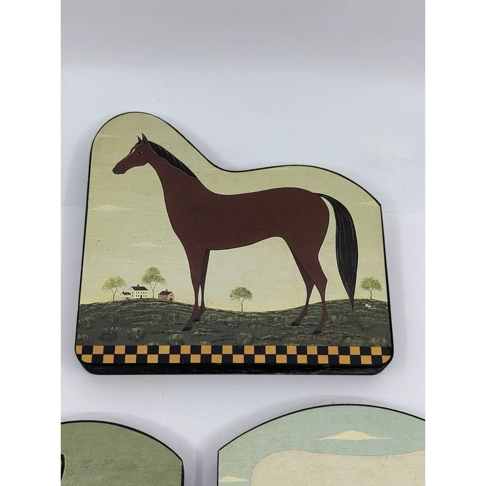 Warren Kimble Flats Collection - Wood Flat Farmhouse Decor Read*